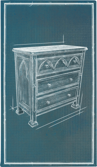 an image of the Nightingale structure Sturdy Dresser