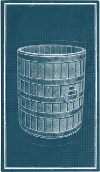 an image of the Nightingale structure Rain Barrel
