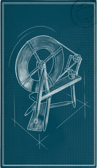 an image of the Nightingale structure Refined Spinning Wheel