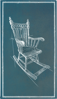 an image of the Nightingale structure Rocking Chair