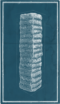 an image of the Nightingale structure Crude Pillar (Stone)
