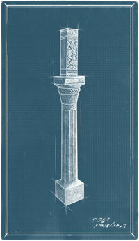 an image of the Nightingale structure Desert Doric Pillar
