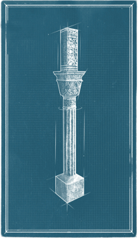 an image of the Nightingale structure Desert Corinthian Pillar