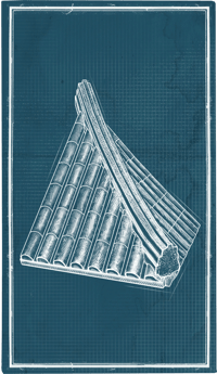an image of the Nightingale structure Pagoda Outer Roof Corner