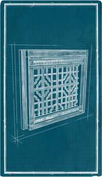 an image of the Nightingale structure Pagoda Latticework Window