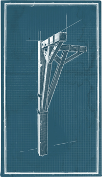 an image of the Nightingale structure Shack Corner Pillar