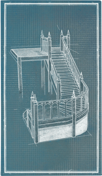 an image of the Nightingale structure Tudor Corner Stairs