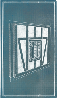 an image of the Nightingale structure Tudor Panelled Window
