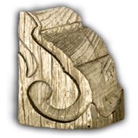 an image of the Nightingale item/resource Carved Wood