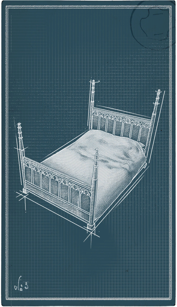 Fine Four-Poster Bed