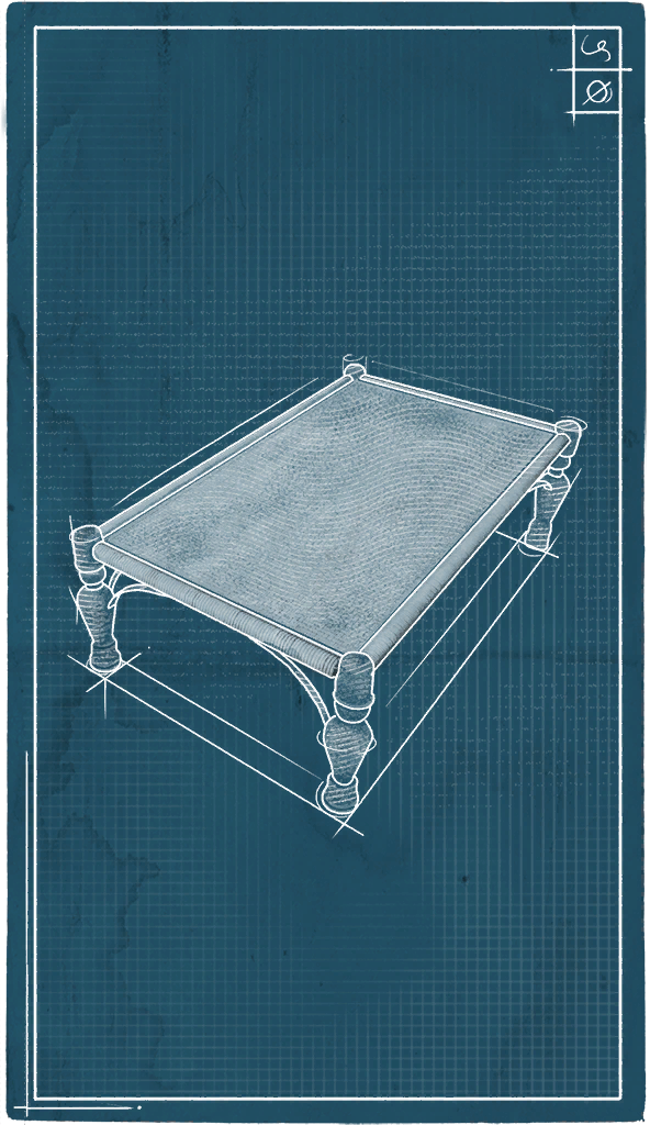 Elegant Framed Cot