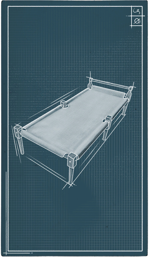 Simple Framed Cot