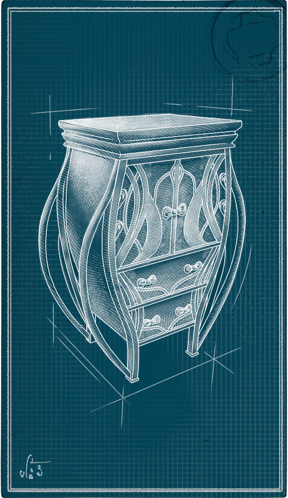 Art Nouveau Cabinet