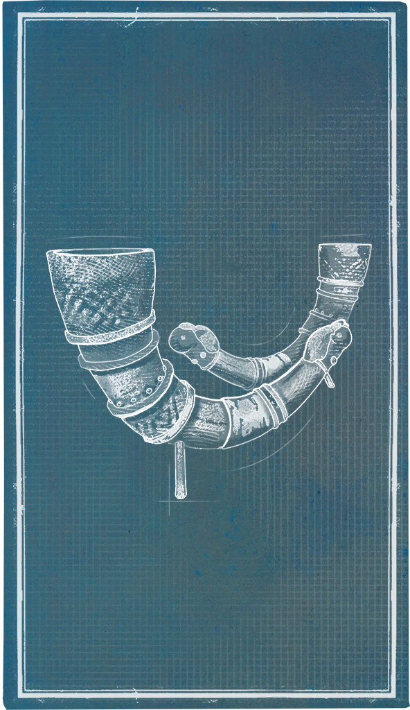 Dual Drinking Horns