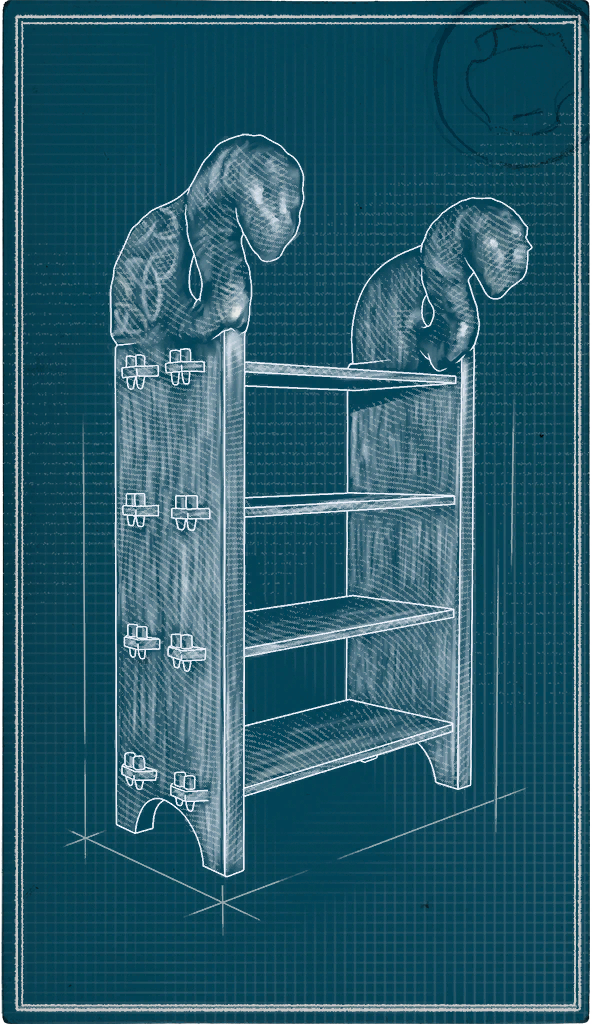 Two-Headed Shelf