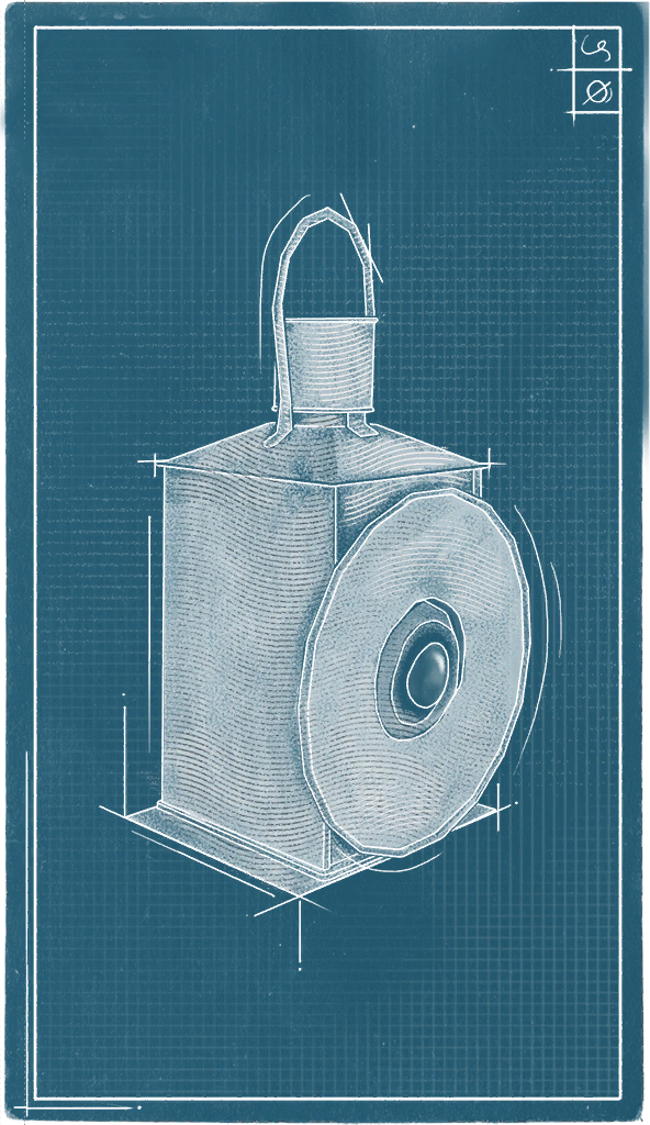 Railway Train Car Lamp