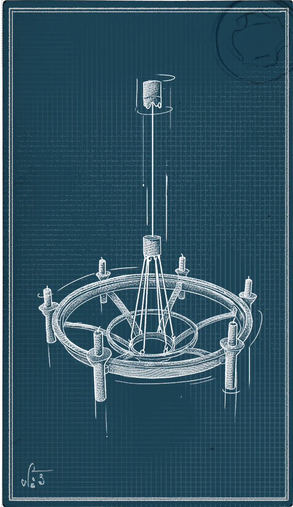 Wagon Wheel Chandelier