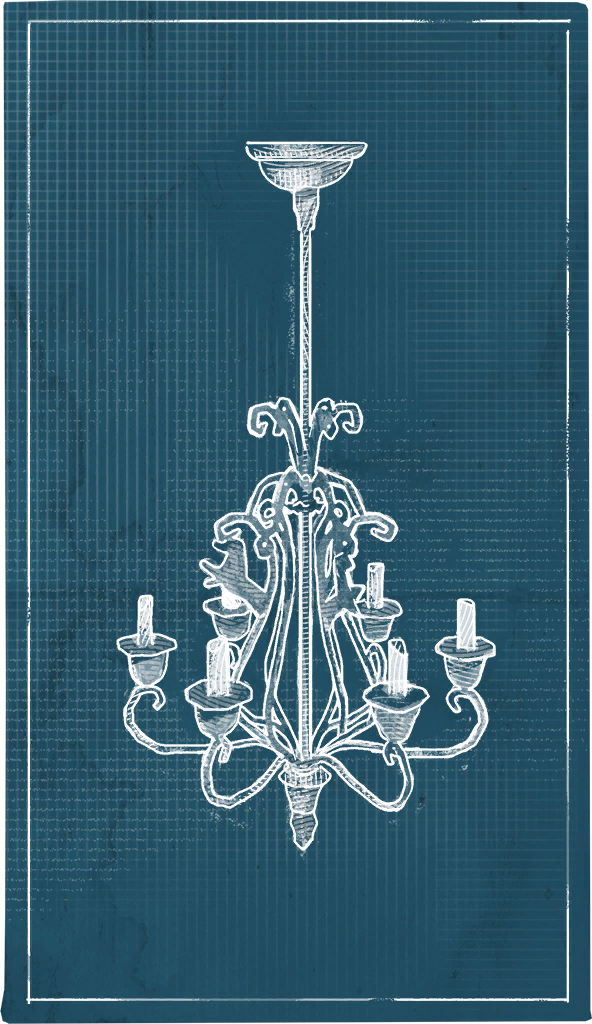 Wrought Iron Chandelier