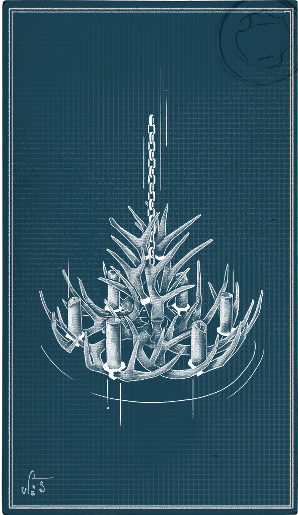 Antler Chandelier