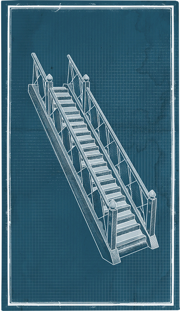 Bhutan Single Wood Stairs