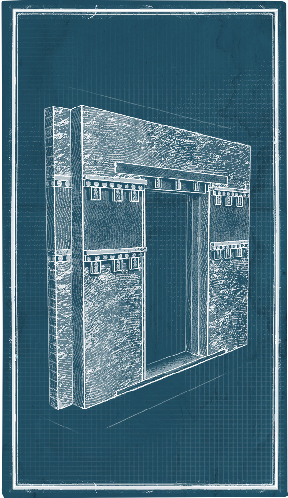 Bhutan Ornate Doorframe