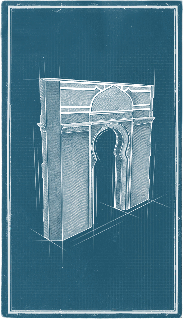 Desert Plaster Doorframe