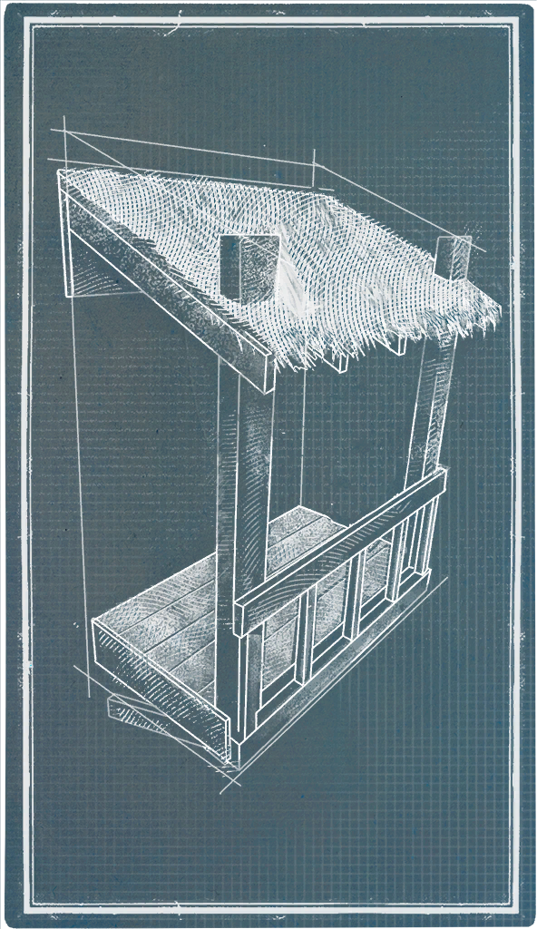 Shack Thatched Balcony