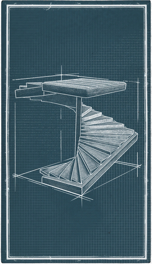 Tudor Spiral Stairs