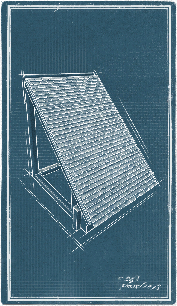 Tudor Angled Roof