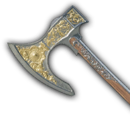 Ornate Wood Axe